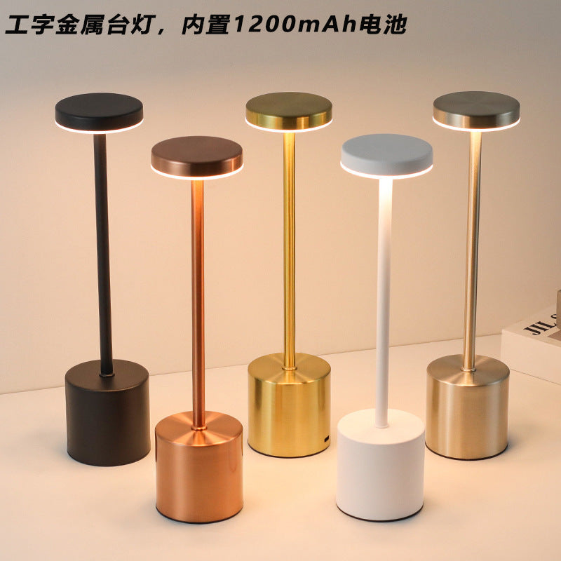 European-style USB Rechargeable Table Lamp Retro Bar Table Lamp Bedside Advanced Sense Clear Bar Cafe LED Atmosphere Lamp Night Light
