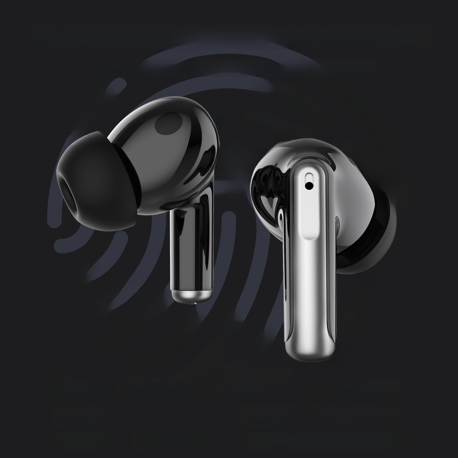 Huaqiang North Bluetooth Headset ANC Active Noise Reduction ENC Call Noise Reduction In-Ear Wireless Bluetooth Headset Wholesale