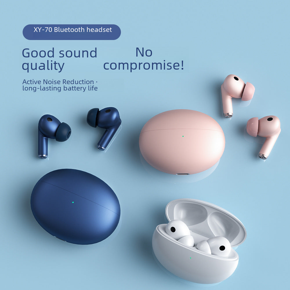 Huaqiang North Bluetooth Headset ANC Active Noise Reduction ENC Call Noise Reduction In-Ear Wireless Bluetooth Headset Wholesale